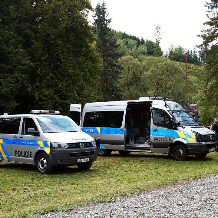 Návštěva Policie České republiky na táboře