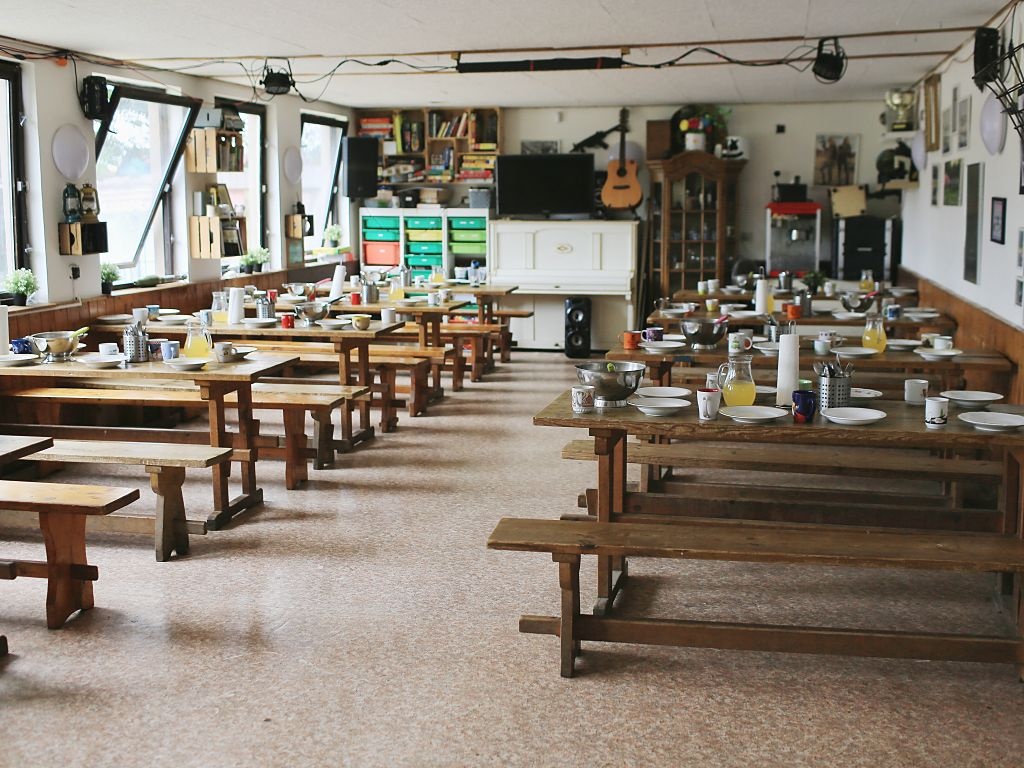 Jídelna v Bandárii